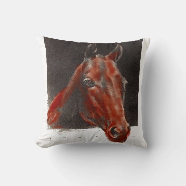 Coussin cheval sympathique (Recto)
