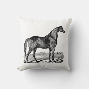 Coussin Cheval vintage debout