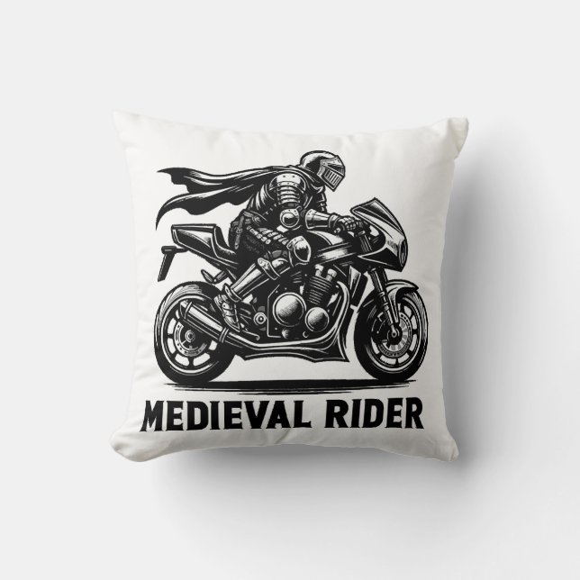 Coussin chevalier médiéval (Recto)