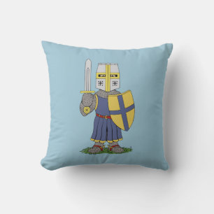 Coussin Chevalier médiéval mignon