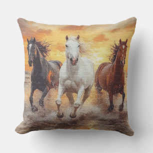 Coussin Chevaux