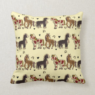 Coussin chevaux