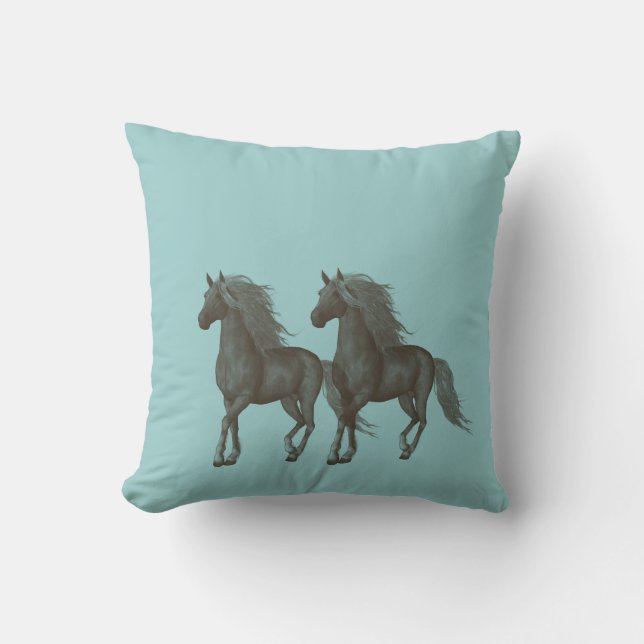 Coussin Chevaux (Recto)