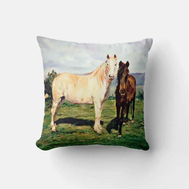 Coussin Chevaux/Cabalos/Horses (Recto)