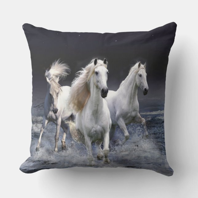 Coussin Chevaux courant (Recto)