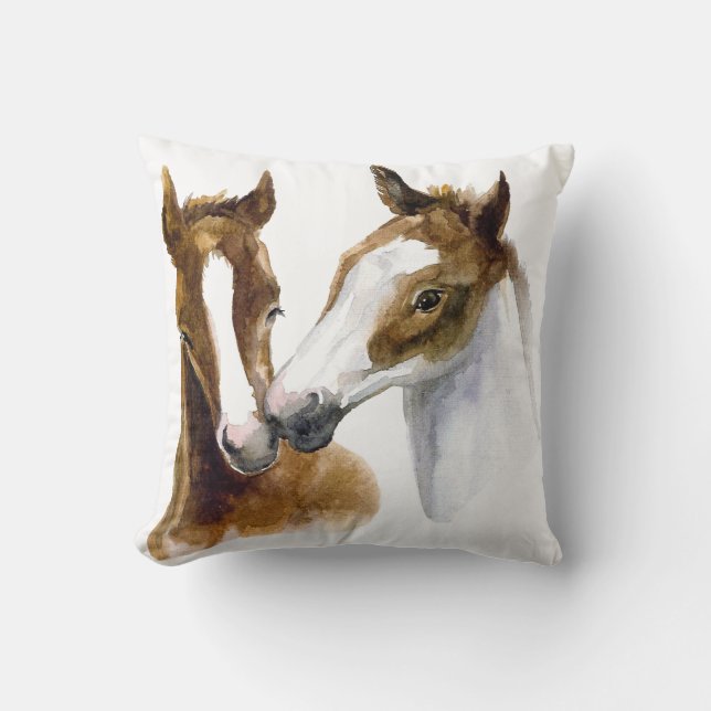 Coussin Chevaux de bébé (Recto)