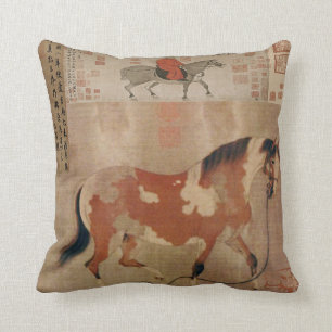 Coussin Chevaux de Chine 2
