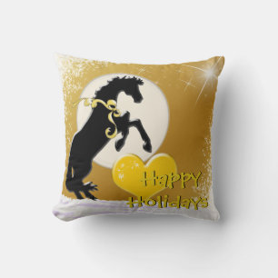 Coussin Chevaux de Coeur V Vacances (étoiles d'Or)