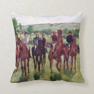 Coussin Chevaux de course, Edgar Degas