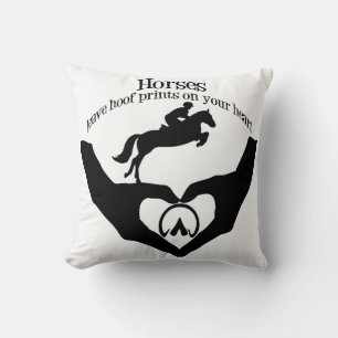 Coussin Chevaux Laisser des empreintes de Hoof sur votre c