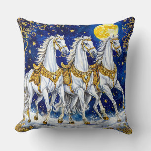 Coussin Chevaux Mignons