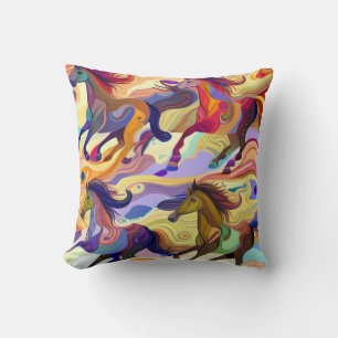 Coussin Chevaux sauvages