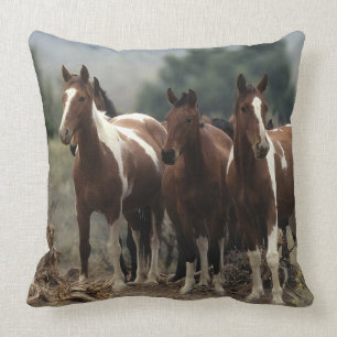 Coussin Chevaux sauvages 7 de mustang