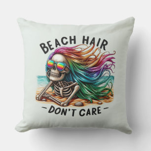 Coussin Cheveux de plage - Squelette (2)