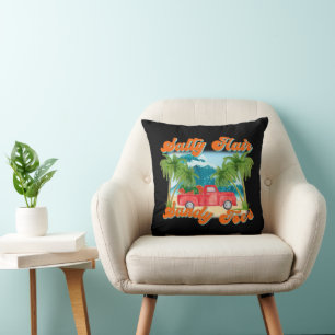 Coussin Cheveux salés, orteils de sable Camion Tropical