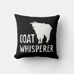 Coussin Chèvre Whisperer Funny Chèvre ferme T-shirt animal