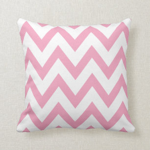 Coussin Chevron rose