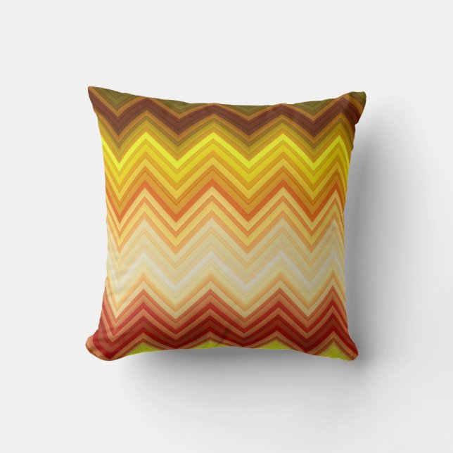 Coussin Chevron Stripes Motif Jeu d'oreiller (Recto)