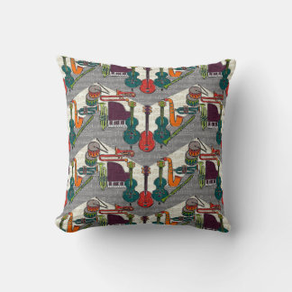 Coussin chevron vintage