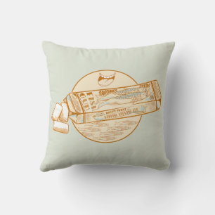 Coussin Chewing-gum parfumé à la sardine drôle poisson