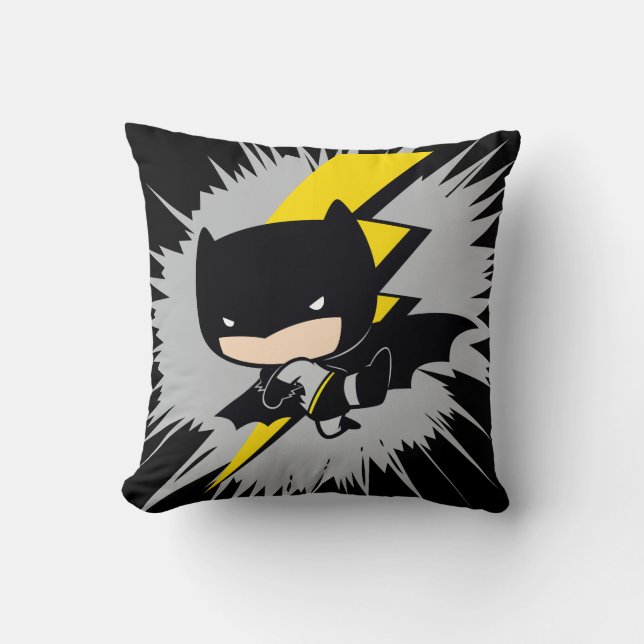 Coussin Chibi Batman Lightning Kick (Recto)
