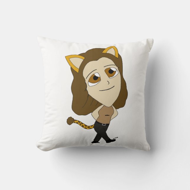 Coussin chibi catgirl (Recto)