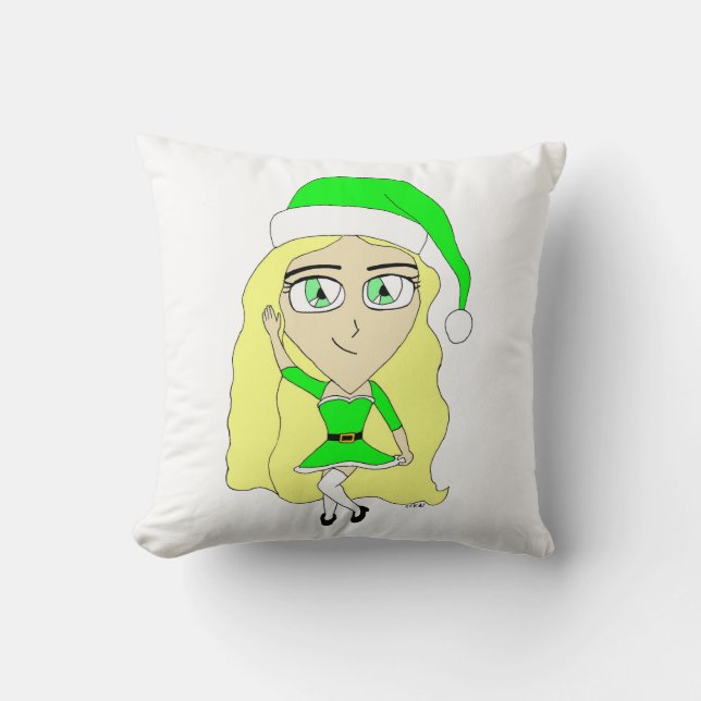 Coussin Chibi de Noël (Recto)