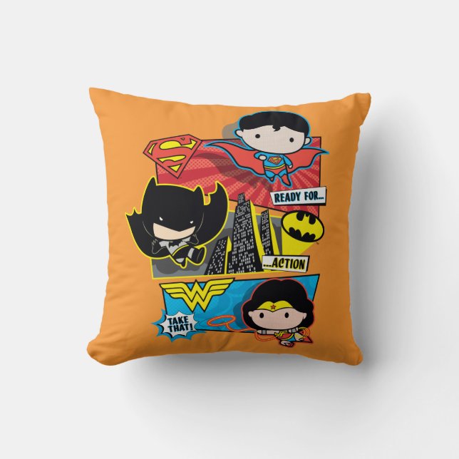 Coussin Chibi Héros Prêts À L'Action ! (Recto)
