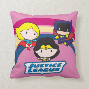 Coussin Chibi Justice League Rainbow
