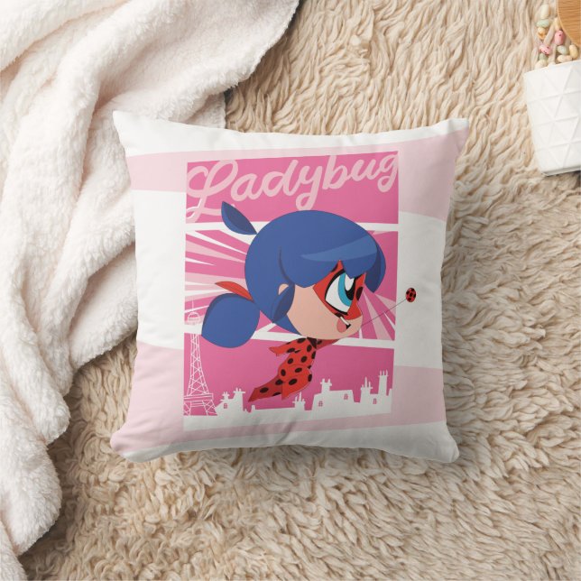 Coussin Chibi Ladybug à Paris (Couverture)