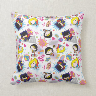 Coussin Chibi Super Heroine Motif