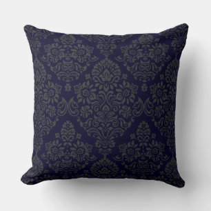 Coussin Chic et élégant motif damassé royal