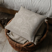 Chic Fleurs De Soleil Botanique Sur Sable Brown