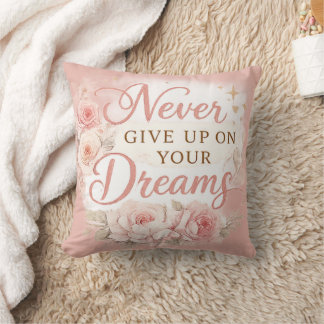 Coussin Chic Floral Inspirant Esthétique Féminine 