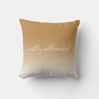 Chic jaune Ombre Effet Monogramme Nom