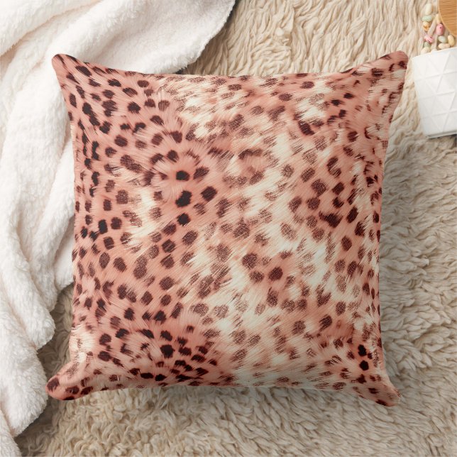 Coussin Chic Joli Rose Gold Leopard (Couverture)