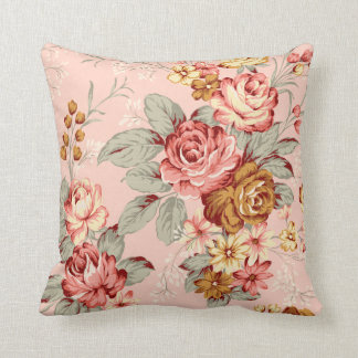 Coussin Chic Rose Vintage