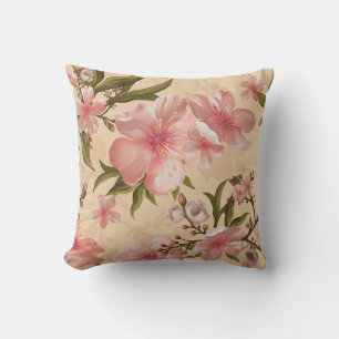 Coussin Chic Tropical Moderne Aquarelle Floral