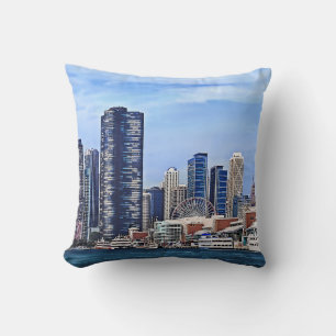 Coussin Chicago IL - Lac Michigan près de Navy Pier