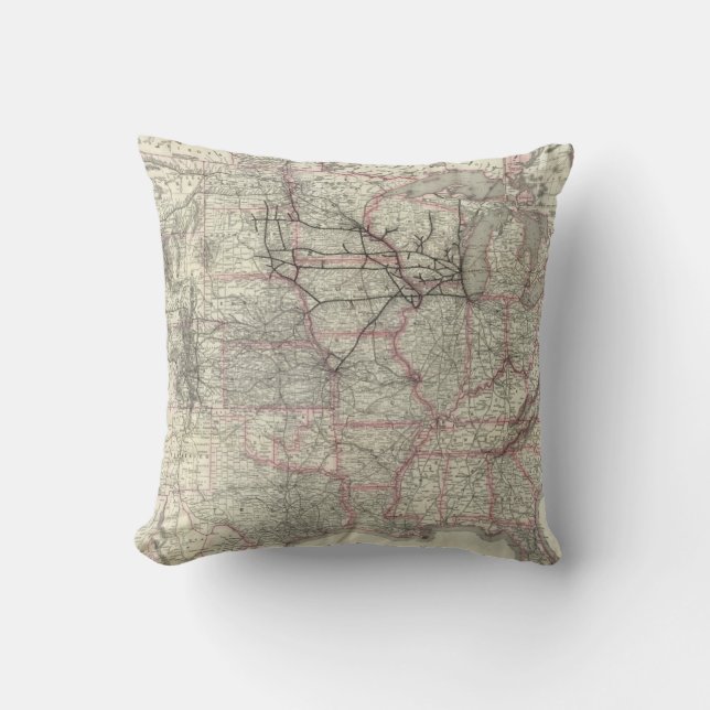 Coussin Chicago Milwaukee et relais de St Paul et (Recto)