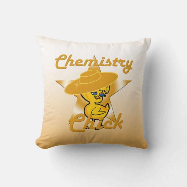 Coussin Chick de chimie #10 (Recto)