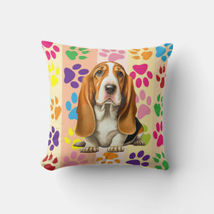 Coussin Chien, Basset Hound
