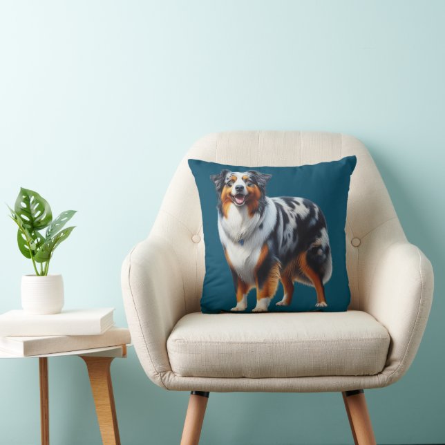 Coussin Chien berger australien (Chaise)