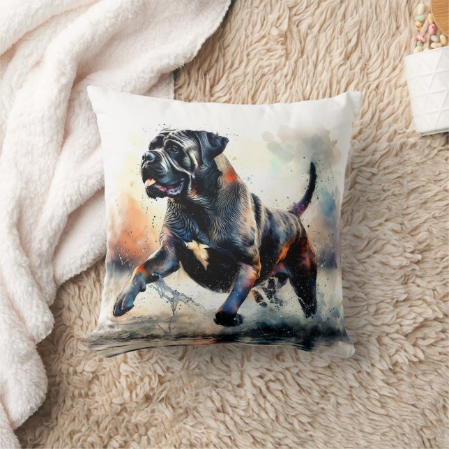 Coussin Chien Cane Corso aquarelle (Couverture)