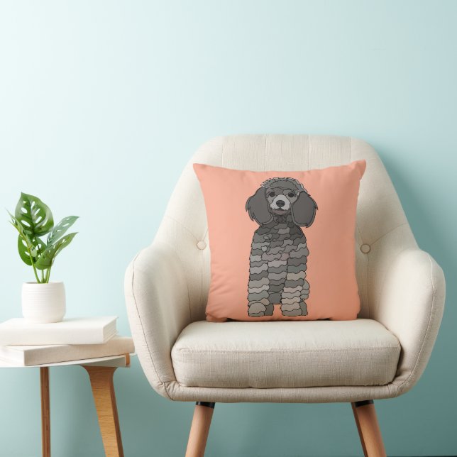 Coussin Chien Caniche Animal Enfants (Chaise)