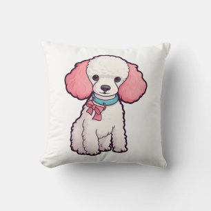 Coussin Chien Caniche Super Mignon