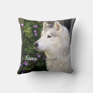 Coussin Chien chiot sibérien Husky