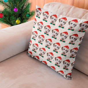 Coussin Chien dalmate race Noël