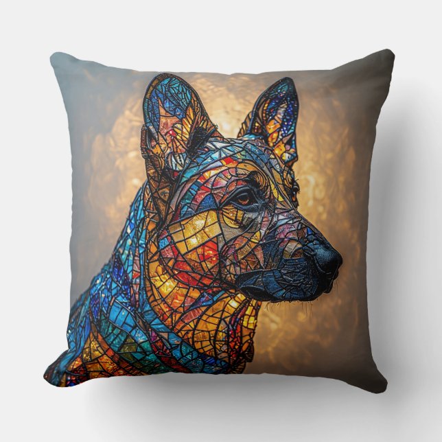 Coussin Chien de berger allemand (Recto)
