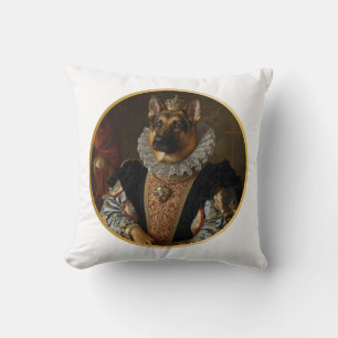 Coussin Chien de berger allemand Reine de la Renaissance